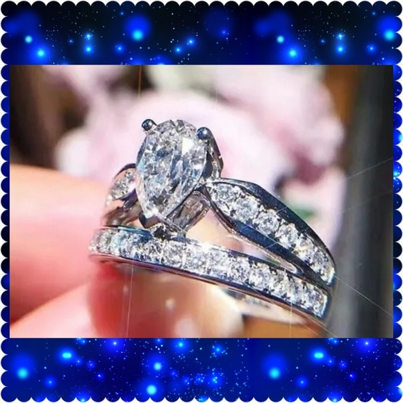 ⭐⭐FLASH SALE⭐⭐🎉HOST PICK🎉❤14K white Gold Filled❤ - Picture 2 of 4